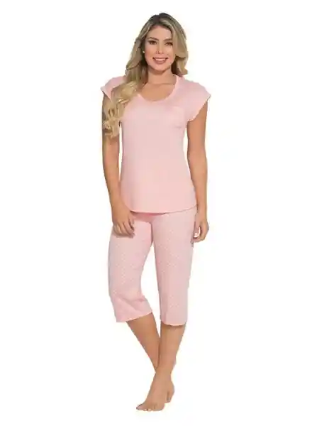 Parisien Pijama Mujer Salmón Talla L