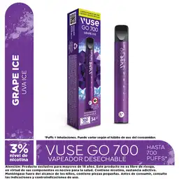 Vapeador Vuse GO 700 Grape Ice