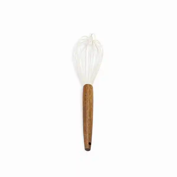 Batidor Silicona Acacia Blanco Ambiente Gourmet