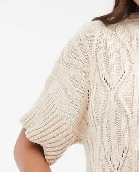 Camiseta Tejida Soft Caqui Fango Medio Talla M Chevignon