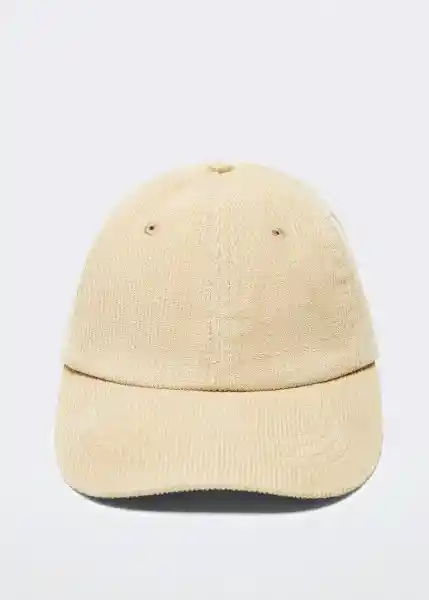 Gorra Pana Beige Talla 99 Hombre Mango