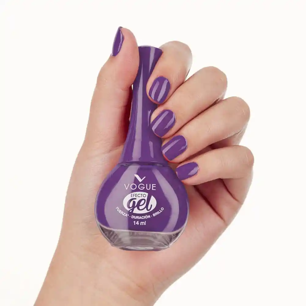 Vogue Esmalte Efecto Gel Fe Morado