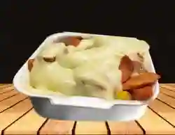 Salchipapa Gratinada