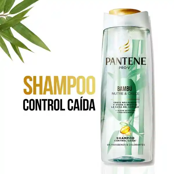 Shampoo Control Caída Pantene Pro-V Bambú Nutre & Crece 400 ml