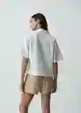 Camisa Mujer Crudo Puro Claro Talla M 512G078 Naf Naf