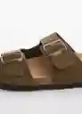 Sandalias Bio Khaki Talla 44 Hombre Mango