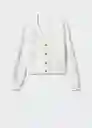 Saco Cardigan Cardi Off White Talla 20 Mango Teen Girl Mango