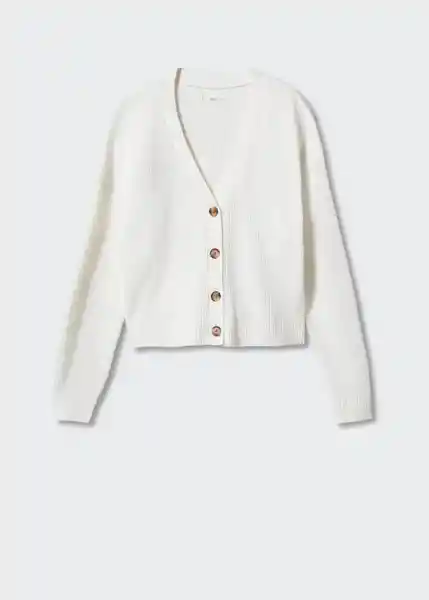 Saco Cardigan Cardi Off White Talla 20 Mango Teen Girl Mango