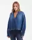 Camisa Cuello Neru Azul Clásico Oscuro Talla M Chevignon