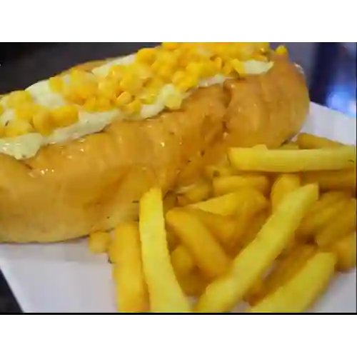 2 Perros Gratinados + 2 Papas Francesas