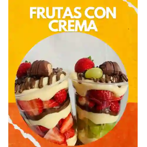 Frutas con Crema