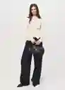 Cárdigan Twenties Crudo Talla S Mujer Mango