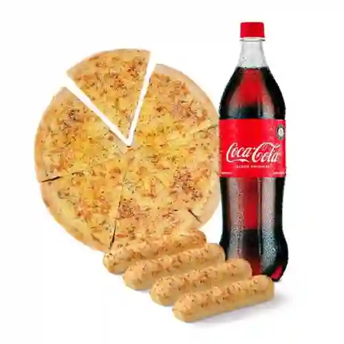 Pizza M 30 Cm+4 Breadsticks+coca Cola