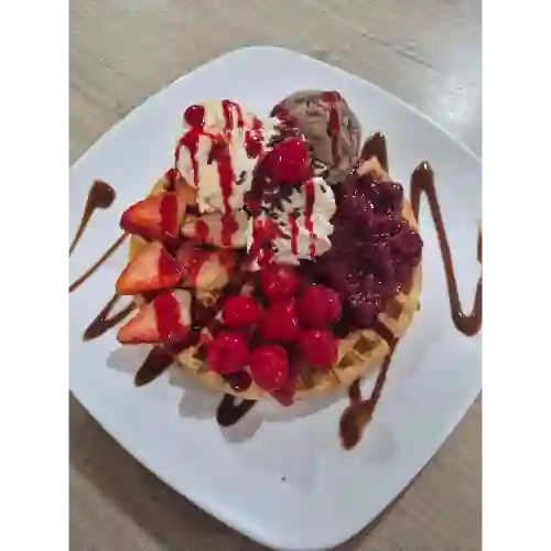 Waffle Frutos Rojos