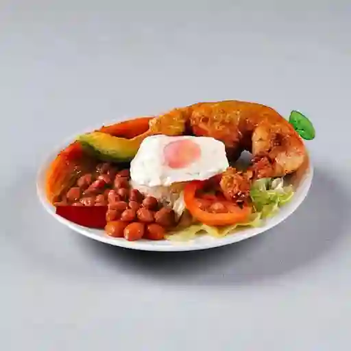 Ejecutivo con Pollo Frito