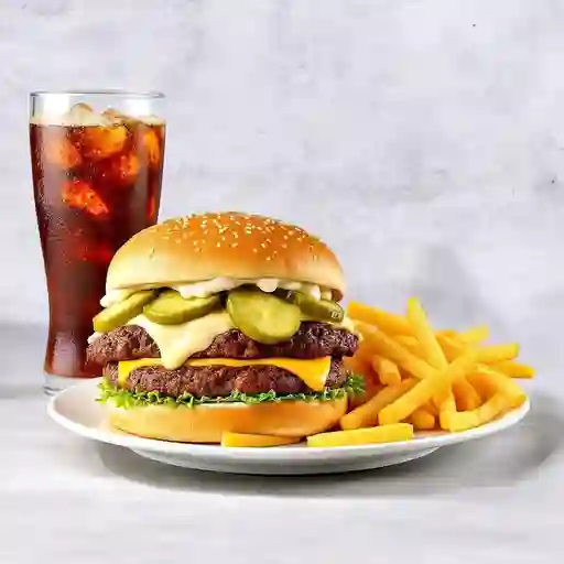 Combo hamburguesa manaos