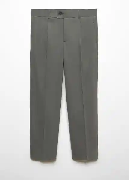 Pantalón Sergi Verde Talla 44 Hombre Mango