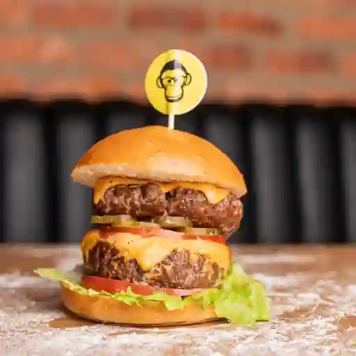 Hamburguesa clásica doble