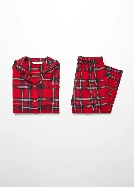 Pack Pijama Noel Rojo Talla 12 Niña Mango