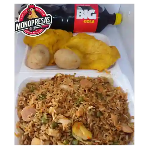 Combo Chuletas + Arroz Mixto para 2