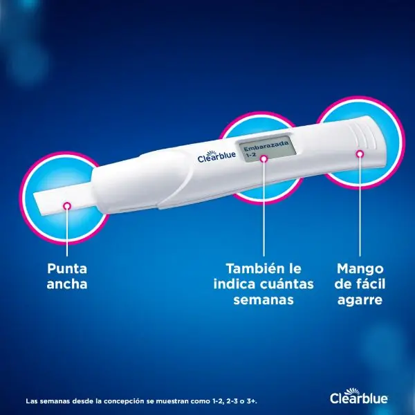 Clearblue Prueba de Embarazo Digital con Indicador de Semanas