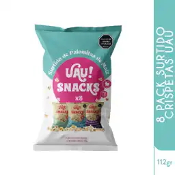 UAU! Snacks 8 Pack Crispetas Surtido 112gr