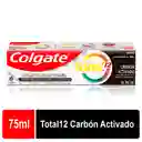 Colgate Crema Dental Total12 Carbón Activado 75 mL