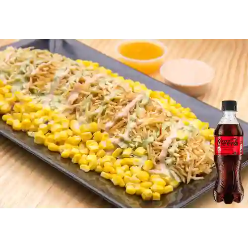 Combo Mazorca Desgranada de Pollo +Cocacola S/az 400ml