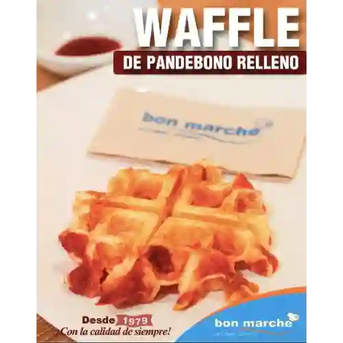 Waffle de Pandebono Relleno