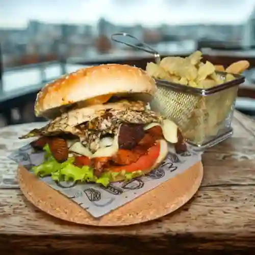 Hamburguesa Mixta de Bondiola