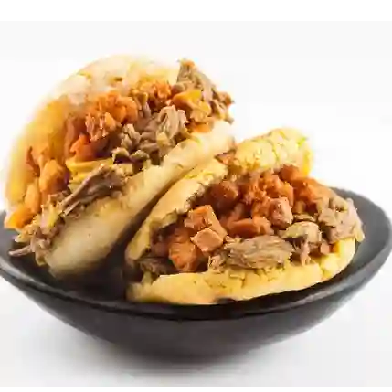 Arepa Trancada Carne