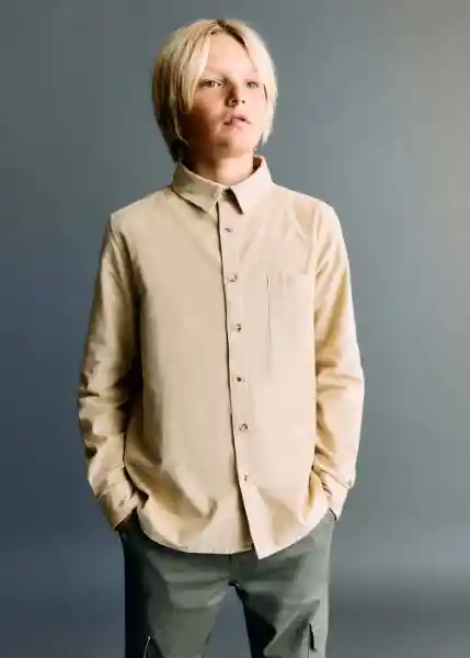 Camisa Coen Arena Talla 12 Niños Mango