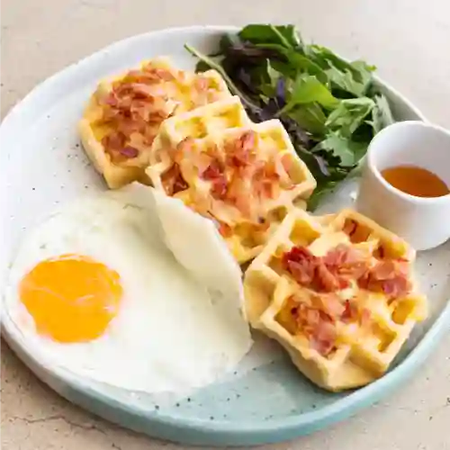 Waffles de Yuca y Queso