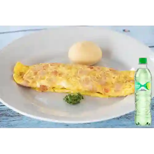 Combo Omelette Tradicional + Agua Lima Limon Brisa