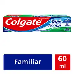 Colgate Crema Dental Triple Acción 60 mL
