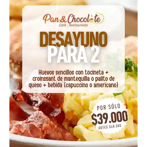 Desayuno para 2