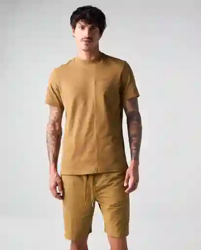 Camiseta Hombre Café Talla XL 842G010_CAF180830 Americanino