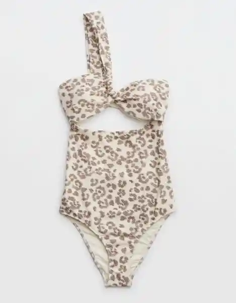 Vestido de Baño Una Pieza Beige Talla: Medium American Eagle