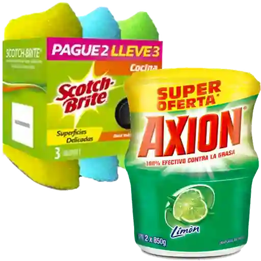 Rappicombo 1 Axion y Scotch Brite