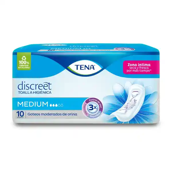 Tena Toalla Higiénica Discreet Medium