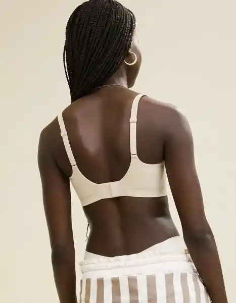 Brasier Aerie Beige Talla: MEDIUM 3784119 American Eagle