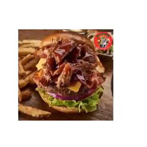 Hamburguesa Super Caceria Elmer Gruñon