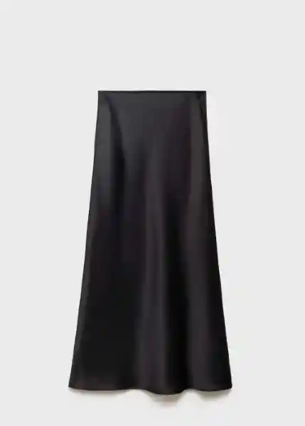 Falda Mia2 Negro Talla L Mujer Mango