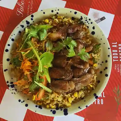 Central lunch lomo de res