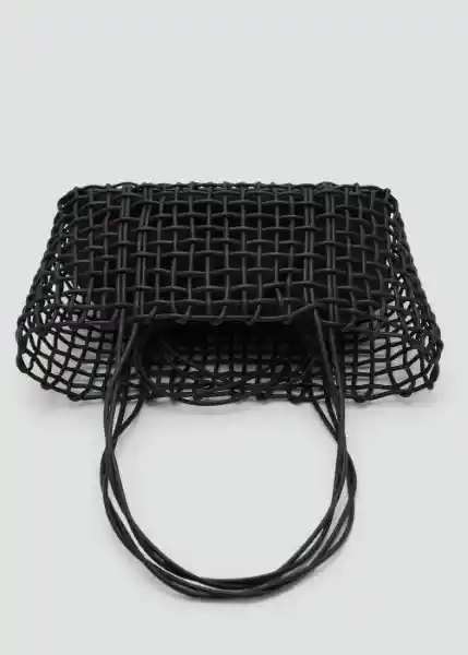 Bolso P Espa Negro Talla 99 Mujer Mango