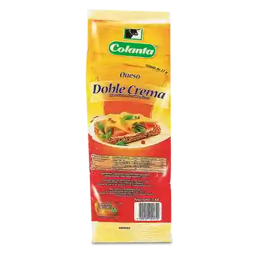 Colanta Queso Doble Crema Tajado