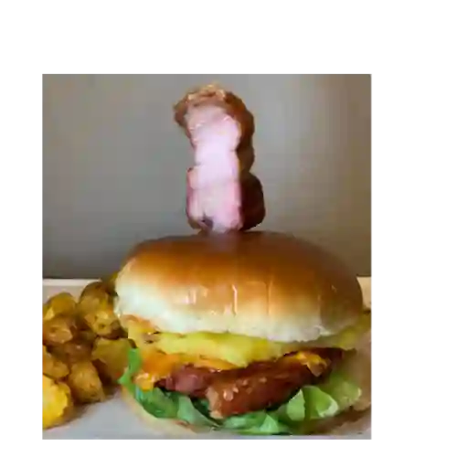 Hamburguesa de Chicharrón