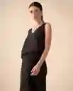 Camisa Negro Jaguar Ultraoscuro Talla M 411G013 Espirit