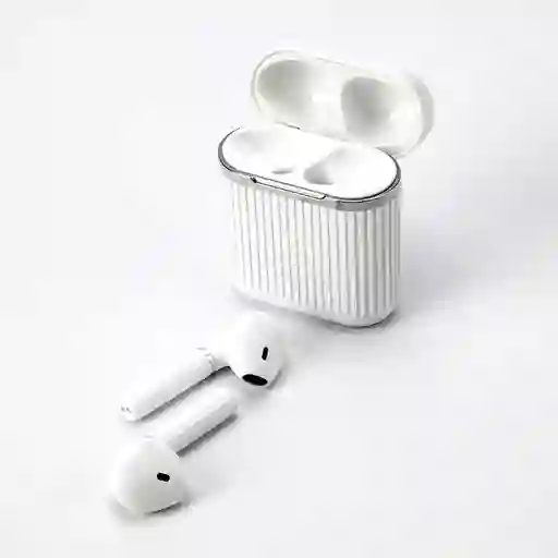 Audífonos Blanco Inalámbricos Con Estuche HT910-Sku: 209450
