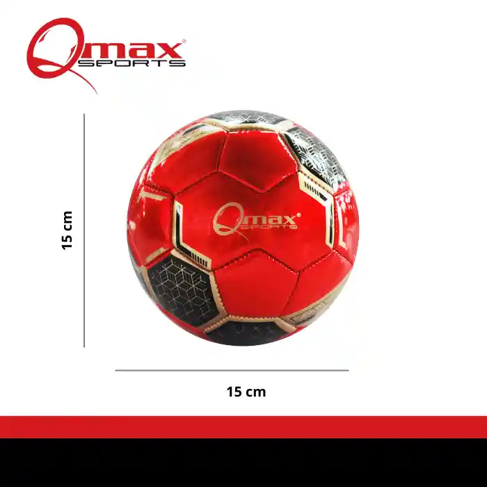 Qmax Balón de Fútbol Metalizado # 2